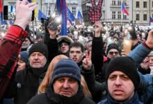 Protest în Cehia, Praga