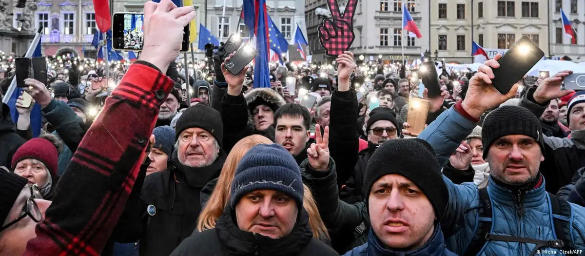 Protest în Cehia, Praga