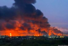 Incendiu la rafinăriile ruse după atacurile ucrainene