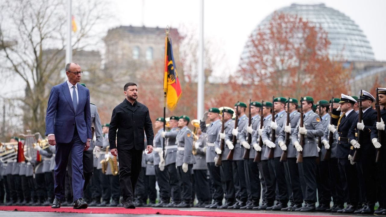 Volodimir Zelensky in vizită la Berlin