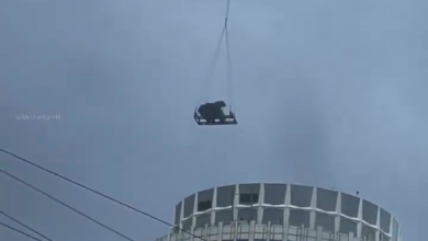 Sistem de apărare antiaeriană instalat pe acoperișul unui zgârie-nori din Moscova din cauza atacurilor cu drone ucrainene / social media