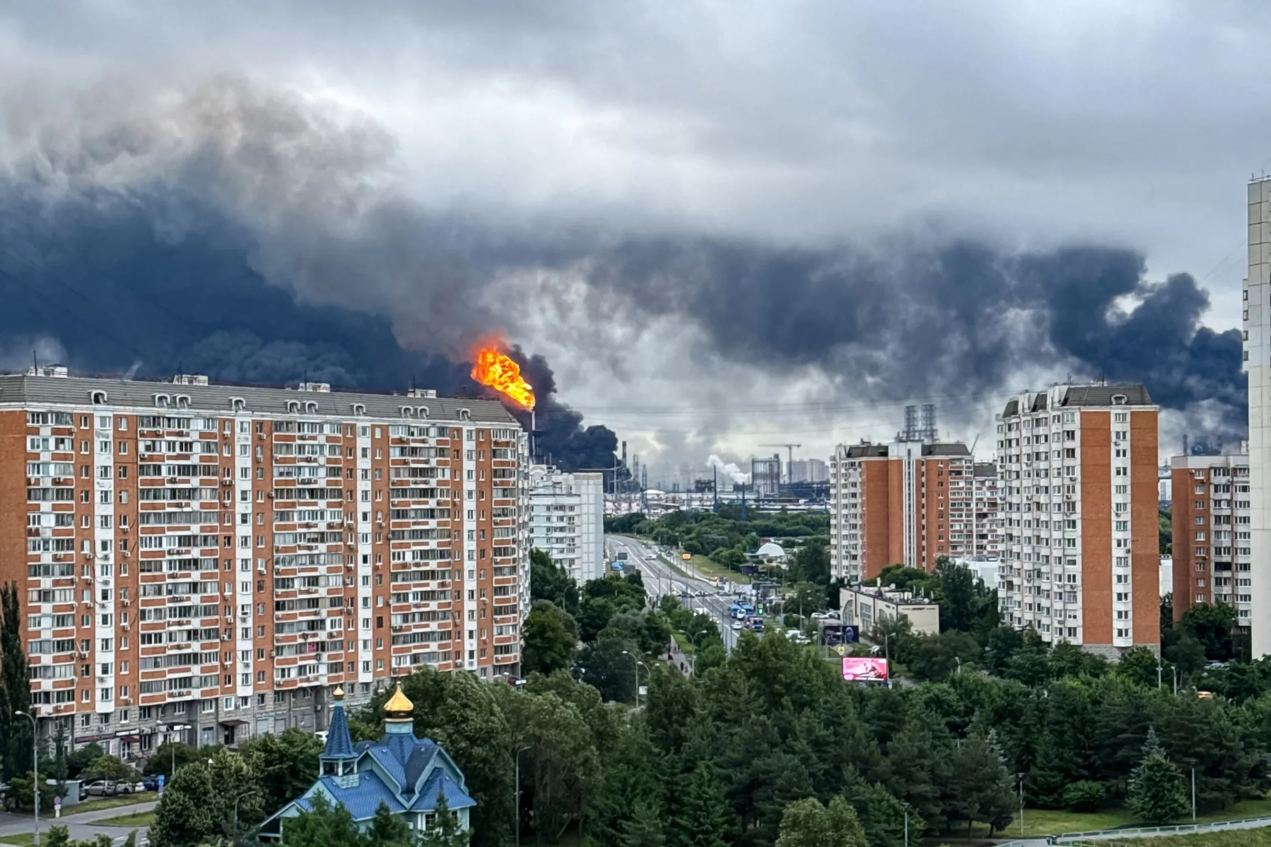 Moscova, vizată de unul dintre cele mai mari atacuri cu drone de la începutul războiului/AFP / Scanpix / LETA
