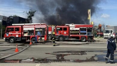 Крупный пожар на складе в Кишиневе ликвидирован спустя сутки борьбы с огнем/newsmaker.md