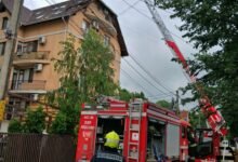 В Кишиневе молния вызвала пожар в жилом доме: эвакуированы 15 человек/omniapres.md