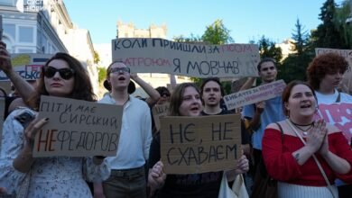 Protestele continuă în Ucraina pentru a doua zi după schimbarea ministrului Apărării/t.me/suspilnenews