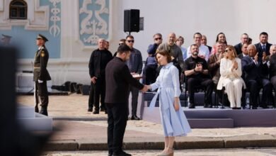 Președinta Maia Sandu, decorată de Vladimir Zelenski cu Ordinul „Cneaghina Olga”/presedinte.md