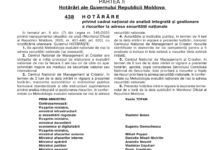 Молдова внедряет единую систему оценки и мониторинга рисков национальной безопасности / monitorul.gov.md