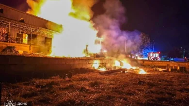 Opt persoane au fost rănite la Harkov în urma unui atac cu dronă rusească/Serviciul de Urgență de Stat din Harkov