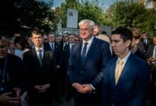 Popșoi, la Kiev: a adus un omagiu apărătorilor Ucrainei căzuți în război / mfa.gov.md