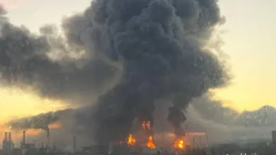 Moscova a fost vizată de un atac masiv cu drone: două persoane au murit, iar infrastructura petrolieră a fost avariată / social media