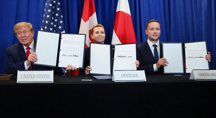 США, Дания и Гренландия подписали соглашение о безопасности арктического острова/dsnews