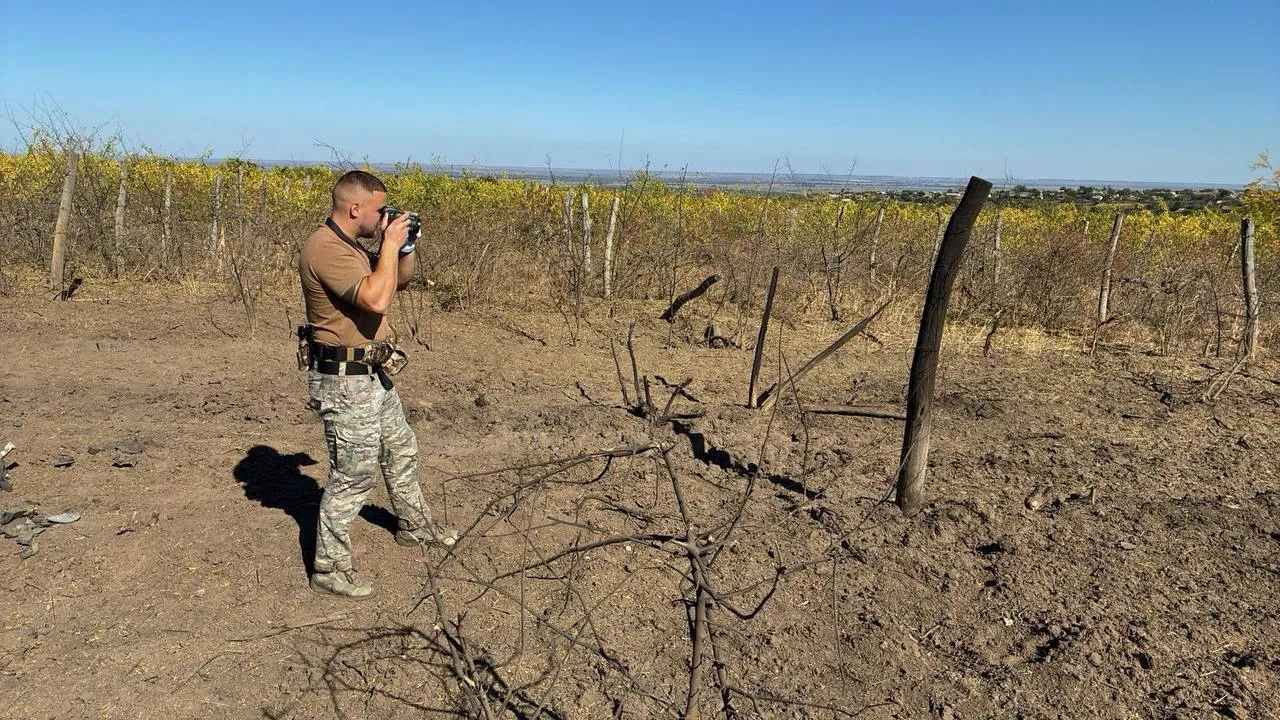 Fragmente de drone S8000 Banderol au fost găsite în Republica Moldova/Fragmente de drone S8000 Banderol au fost găsite în Republica Moldova/Politia