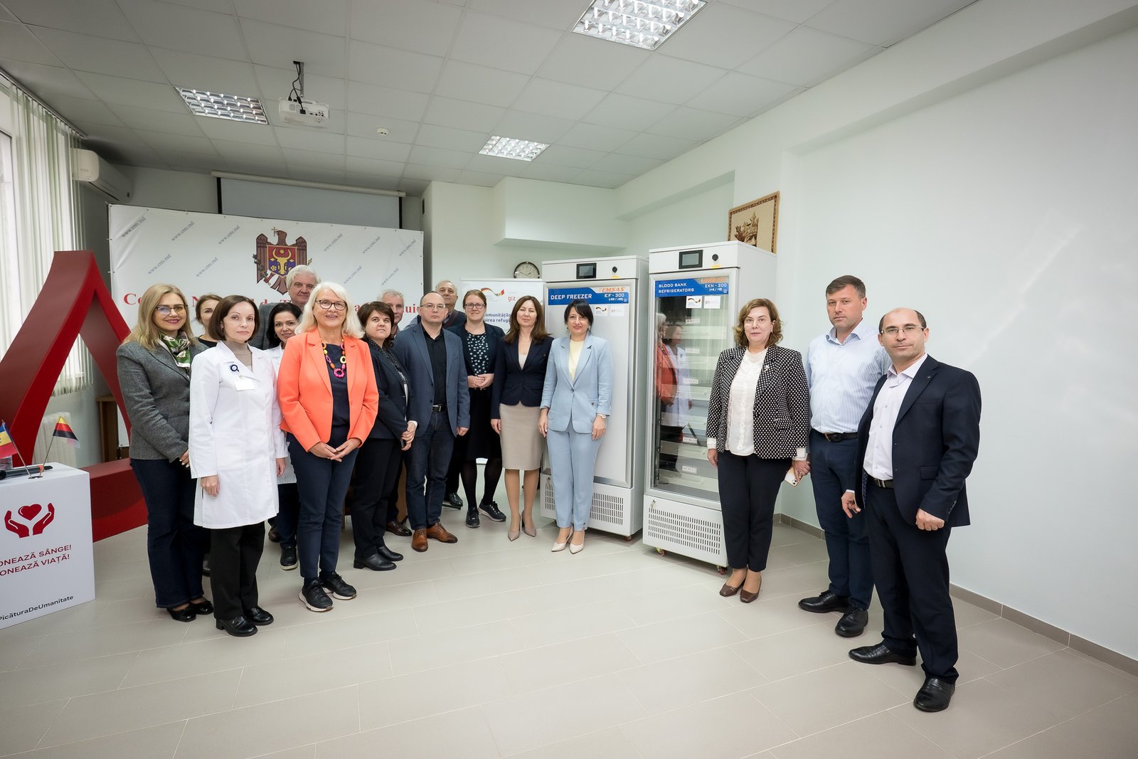 Germania a donat echipamente pentru păstrarea sângelui în valoare de peste 54.000 de euro pentru șapte spitale din Moldova / cnts.md